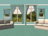 Curtains, Wall Tiles and Carpets in Atomica Colours Screenshot