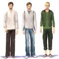 3 Casual Outfits for Men (1 Colour Each) Screenshot
