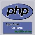 Ajax Chatbox on Portal Screenshot